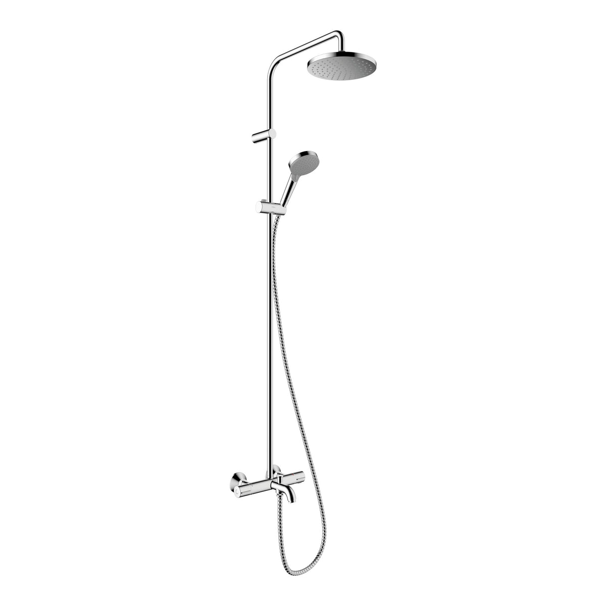 Hansgrohe Vernis Blend Showerpipe 200 1jet EcoSmart with bath thermostat Chrome 26079000.jpg