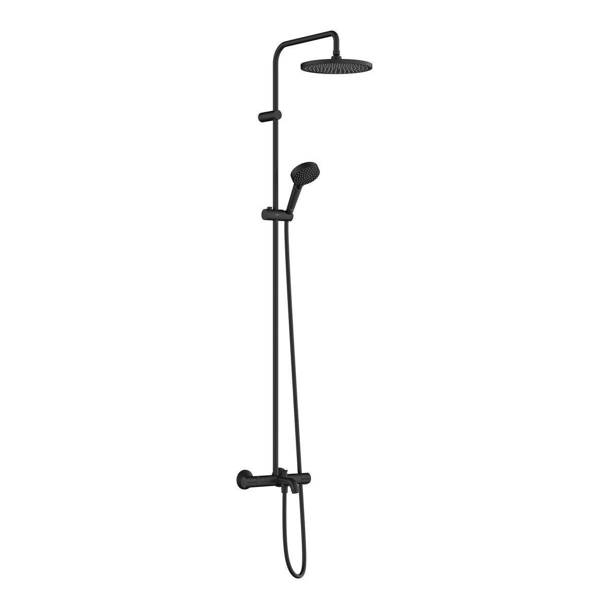 Hansgrohe Vernis Blend Showerpipe 240 1jet with bath thermostat Matt Black 26899670.jpg