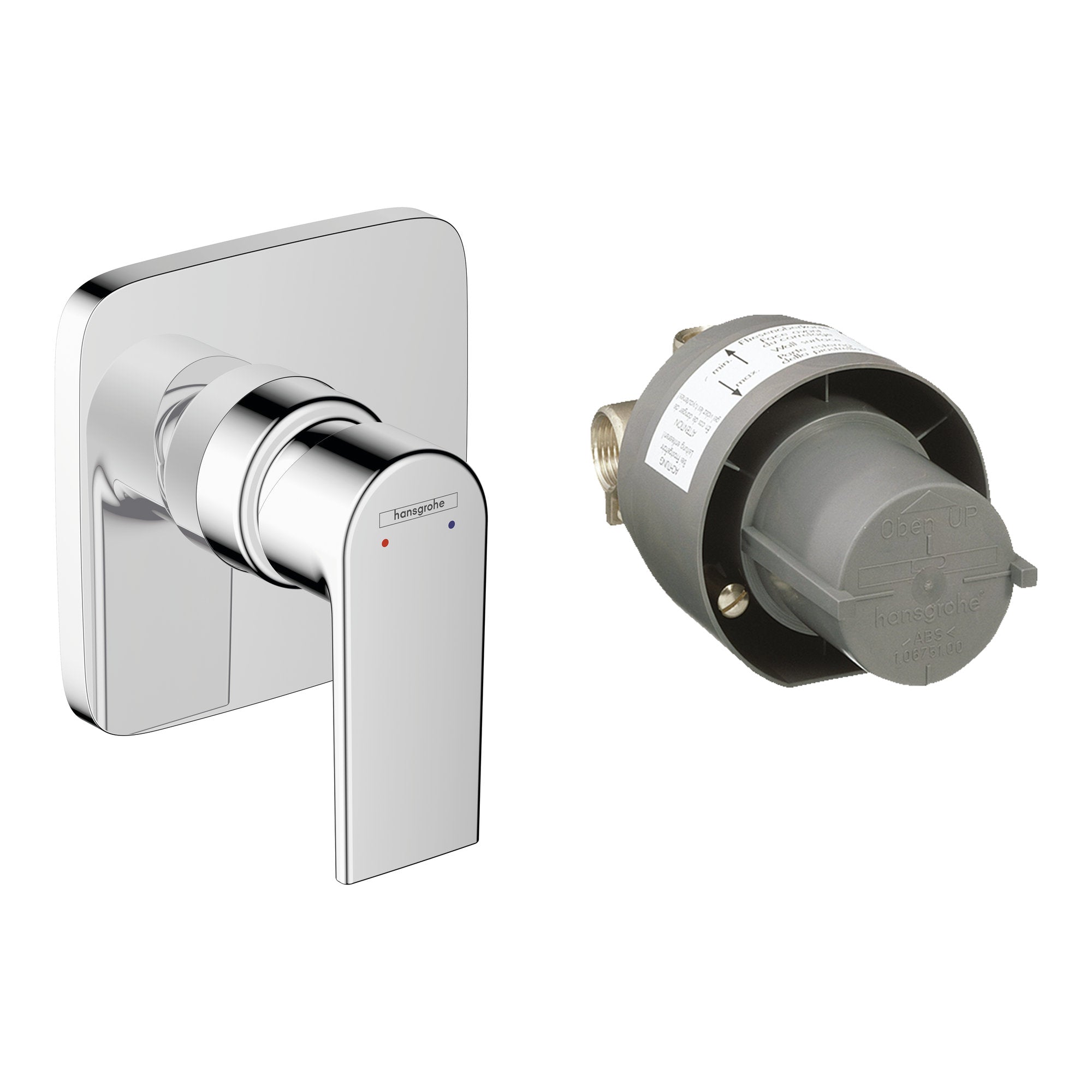 Hansgrohe Vernis Shape Shower mixer set for concealed installation Chrome 71662000.jpg
