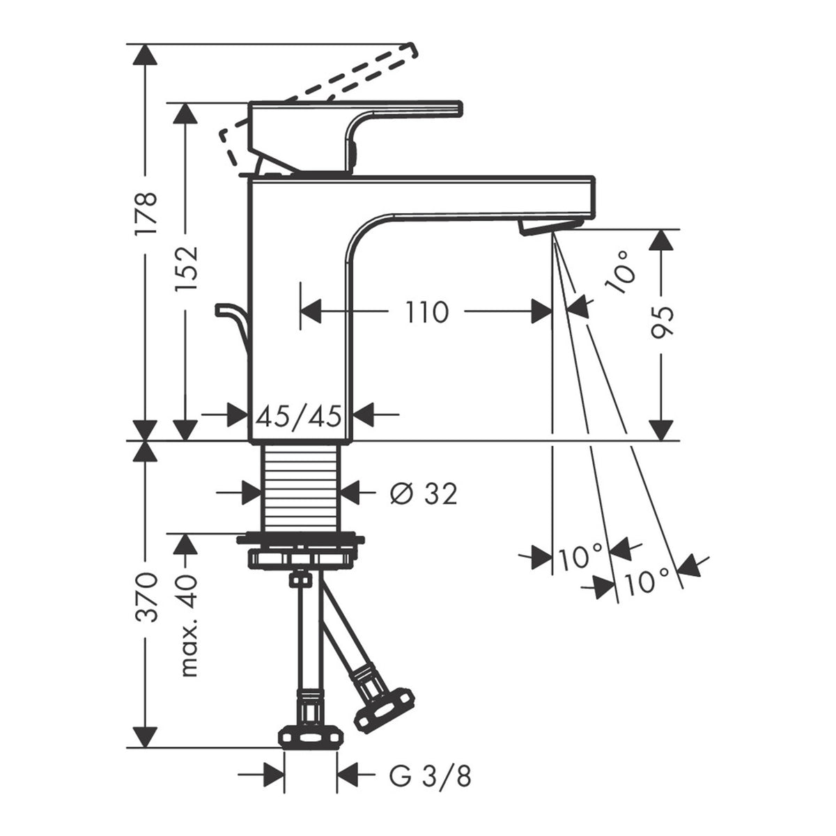 Hansgrohe-Vernis-Shape-Single-lever-basin-mixer-100-with-isolated-water-conduction-and-pop-up-waste-set-71561-technical-01