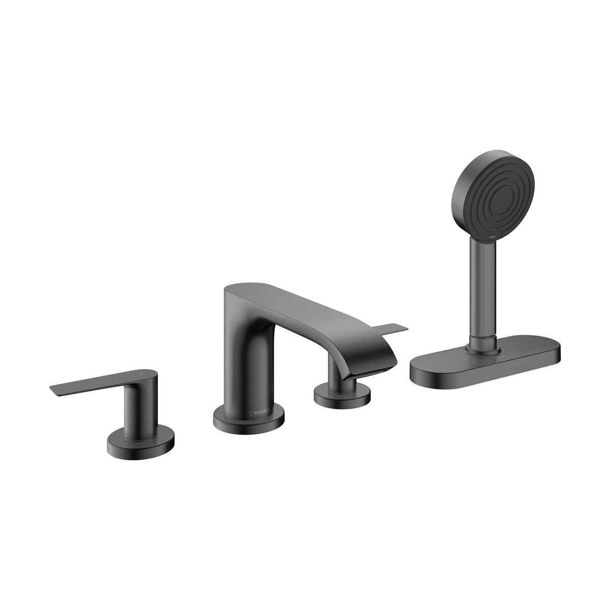 Hansgrohe-Vivenis-4-hole-rim-mounted-bath-mixer-with-sBox-Brushed-Black-Chrome-75444340