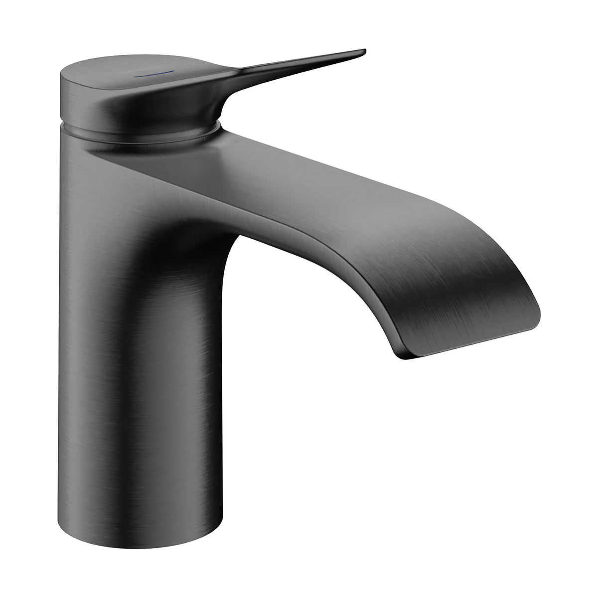Hansgrohe-Vivenis-Pillar-tap-80-with-lever-handle-for-cold-water-or-pre-adjusted-water-without-waste-set-Brushed-Black-Chrome-75013340