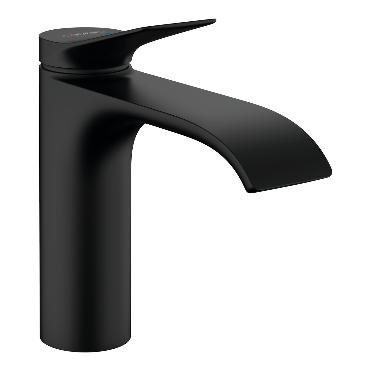 Hansgrohe Vivenis Single lever basin mixer 110 with pop up waste set Matt Black 75020670.jpg