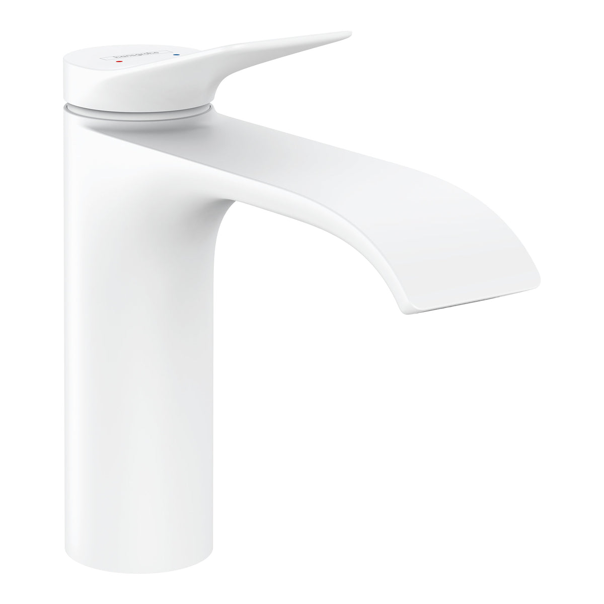 Hansgrohe Vivenis Single lever basin mixer 110 with pop up waste set Matt White 75020700.jpg