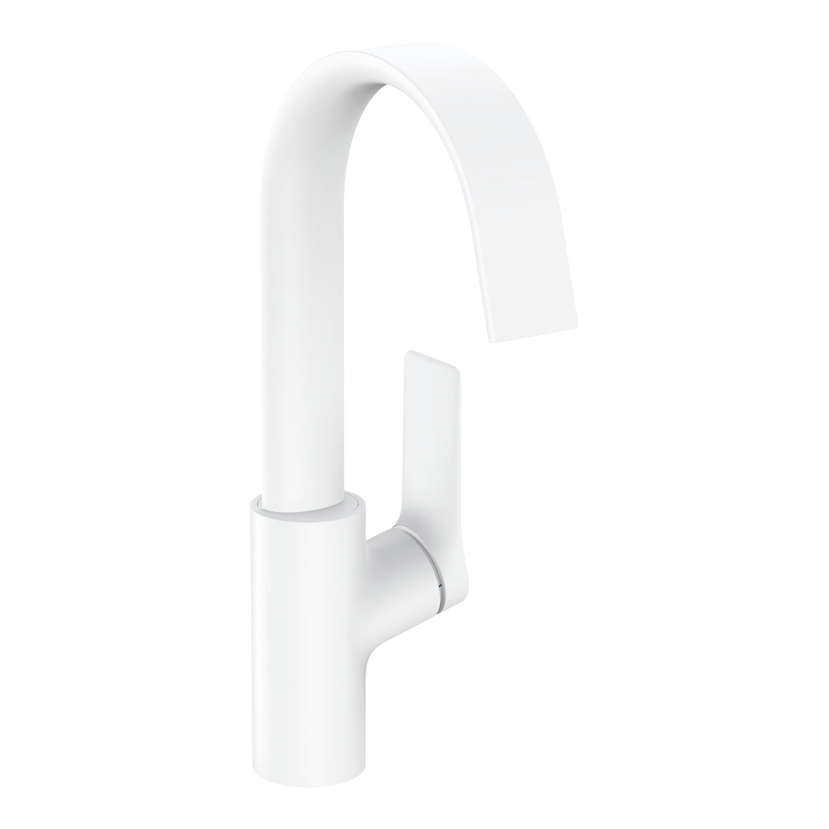 Hansgrohe Vivenis Single lever basin mixer 210 with swivel spout and pop up waste set Matt White 75030700.jpg