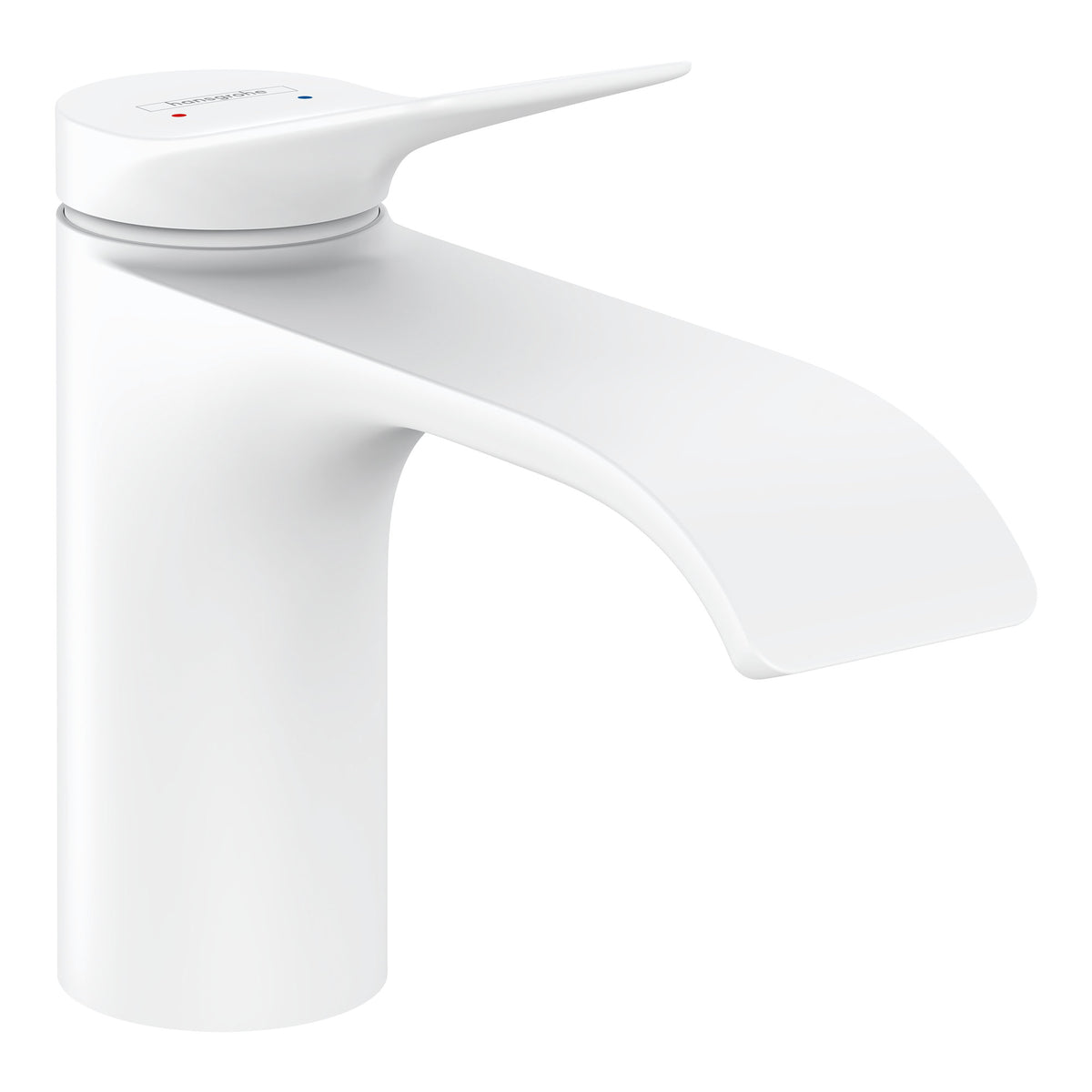 Hansgrohe Vivenis Single lever basin mixer 80 without waste set Matt White 75012700.jpg