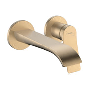 Hansgrohe-Vivenis-Single-lever-basin-mixer-for-concealed-installation-wall-mounted-with-spout-19-2-cm-Brushed-Bronze-75050140