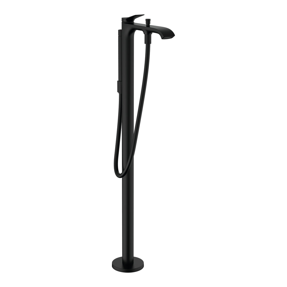 Hansgrohe Vivenis Single lever bath mixer floor standing Matt Black 75445670