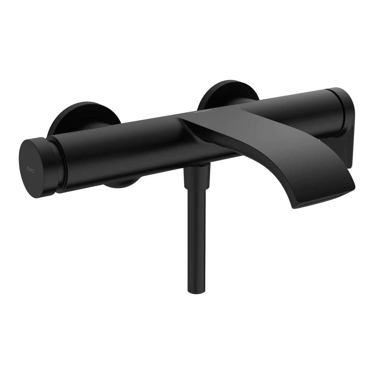 Hansgrohe Vivenis Single lever bath mixer for exposed installation Matt Black 75420670