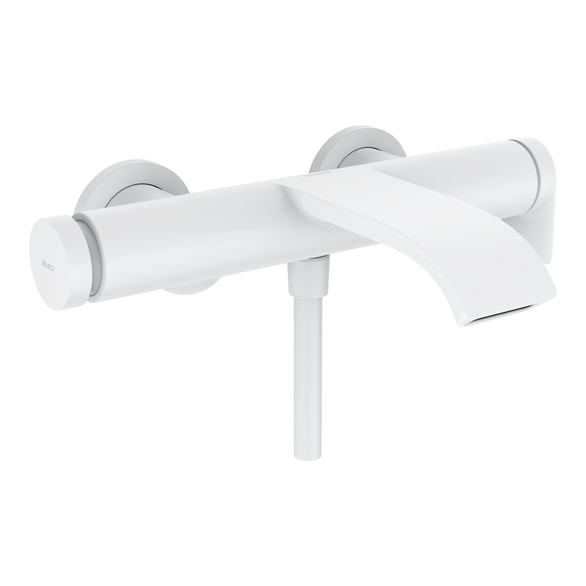 Hansgrohe Vivenis Single lever bath mixer for exposed installation Matt White 75420700