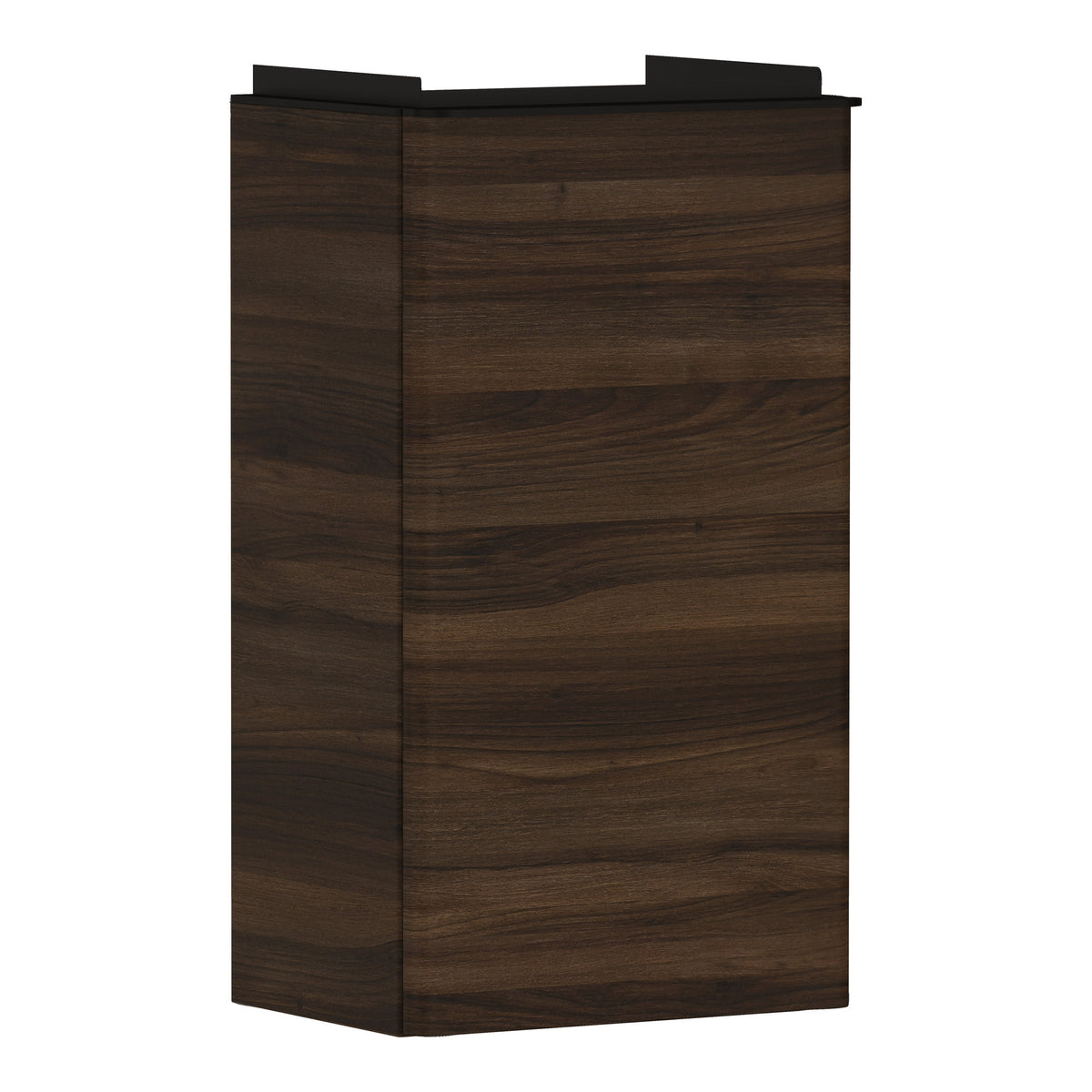 Hansgrohe Xelu Q Vanity unit Dark Walnut 340 245 for handrinse basin door hinge left Matt Black 54014670.jpg