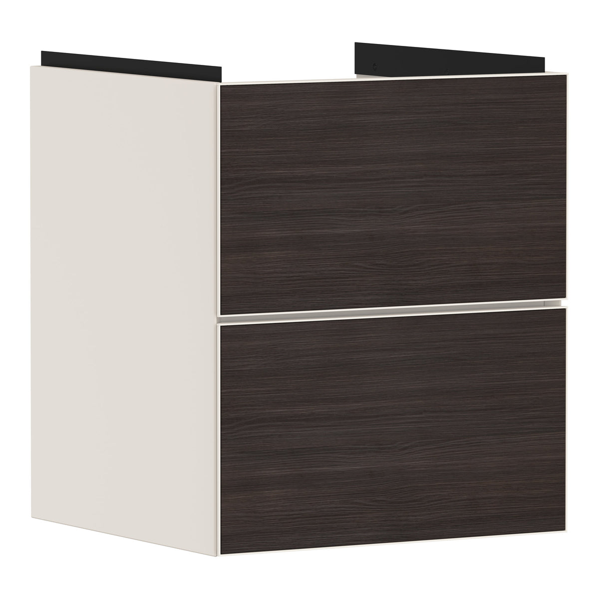 Hansgrohe Xevolos E Vanity unit Sand Matt Beige 480 475 with 2 drawers for handrinse basin Dark Oak 54173730.jpg