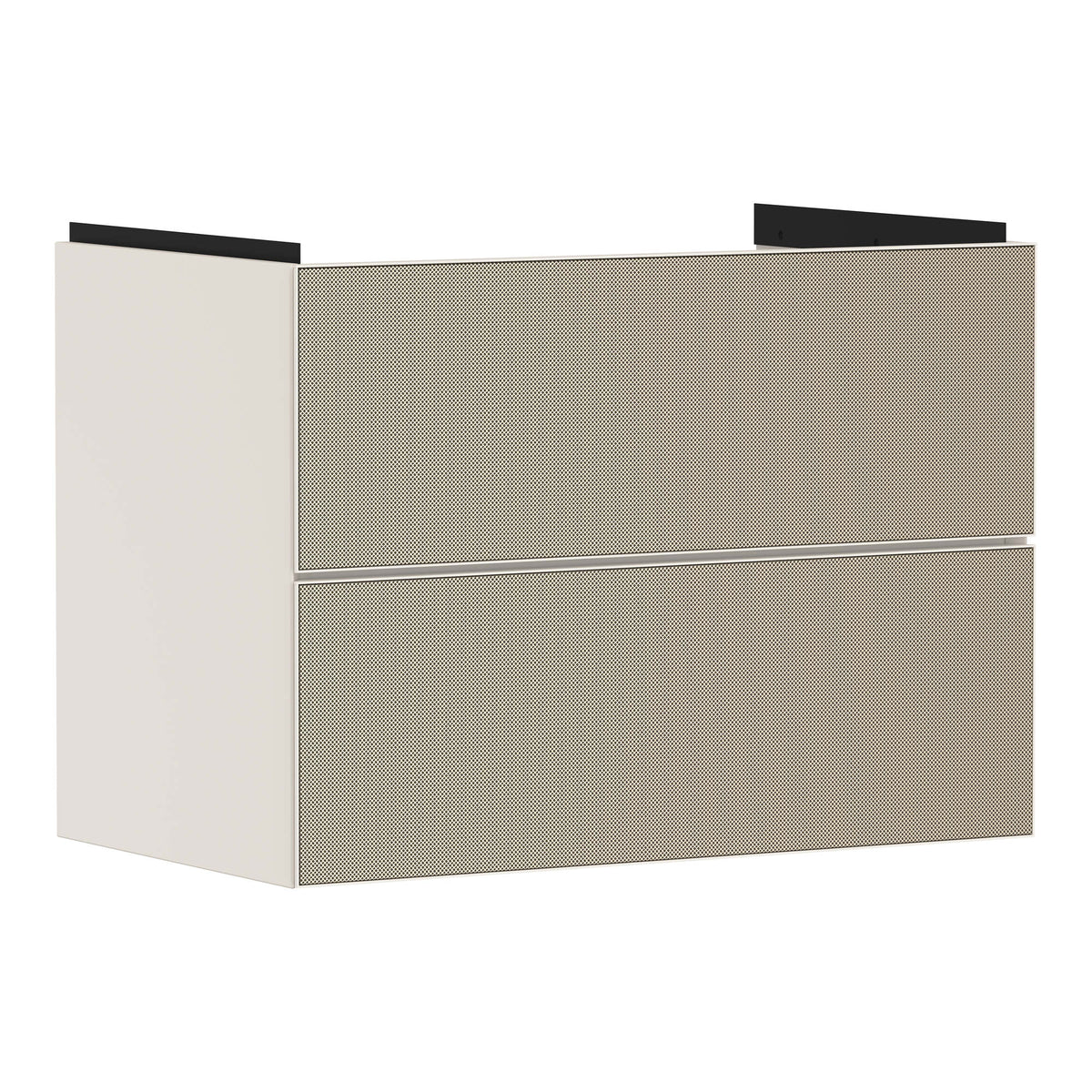 Hansgrohe Xevolos E Vanity unit Sand Matt Beige 780 475 with 2 drawers for wash basin Patterned Bronze 54179390.jpg