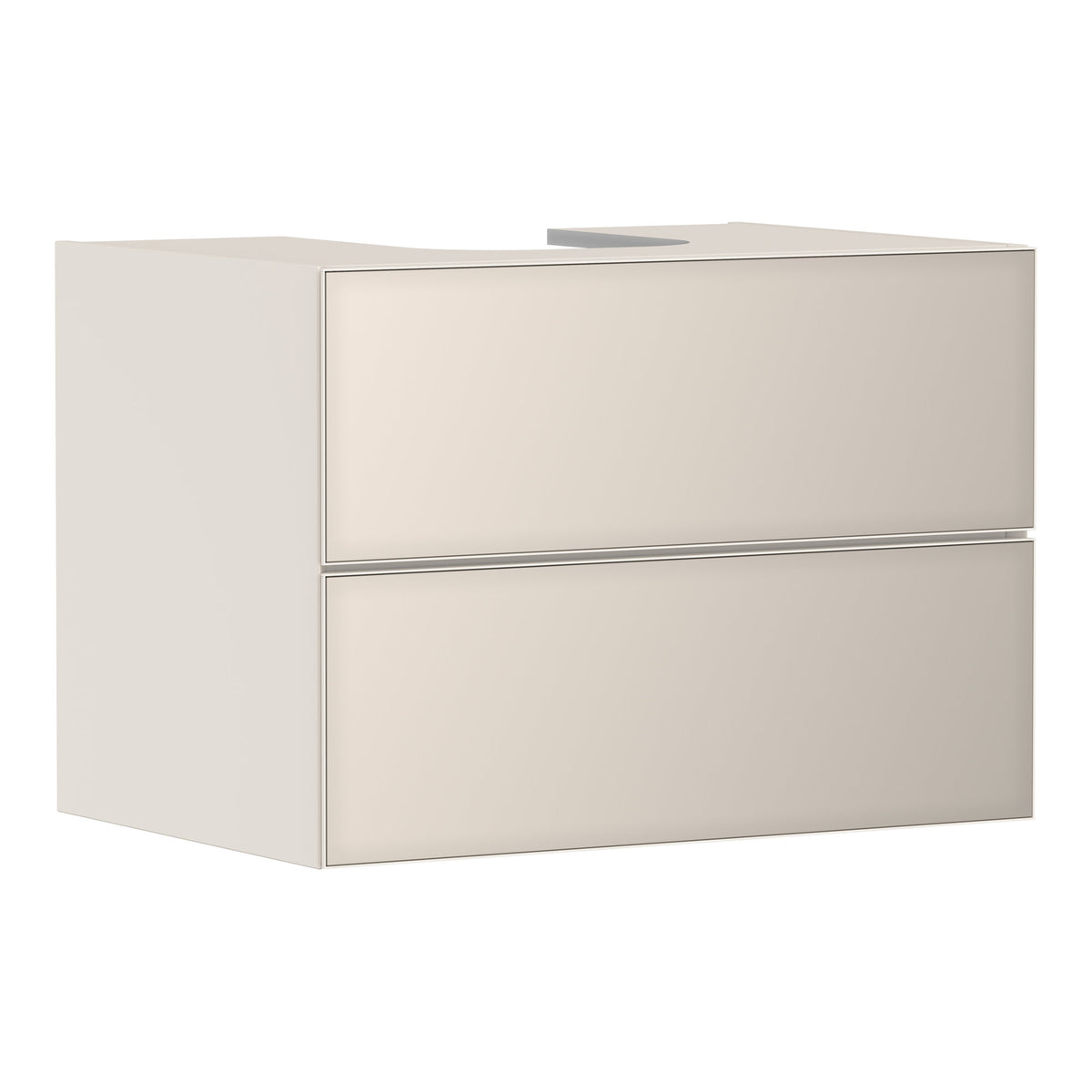 Hansgrohe Xevolos E Vanity unit Sand Matt Beige 780 550 with 2 drawers for console with cutout middle Metallic Sand Beige 54188790.jpg
