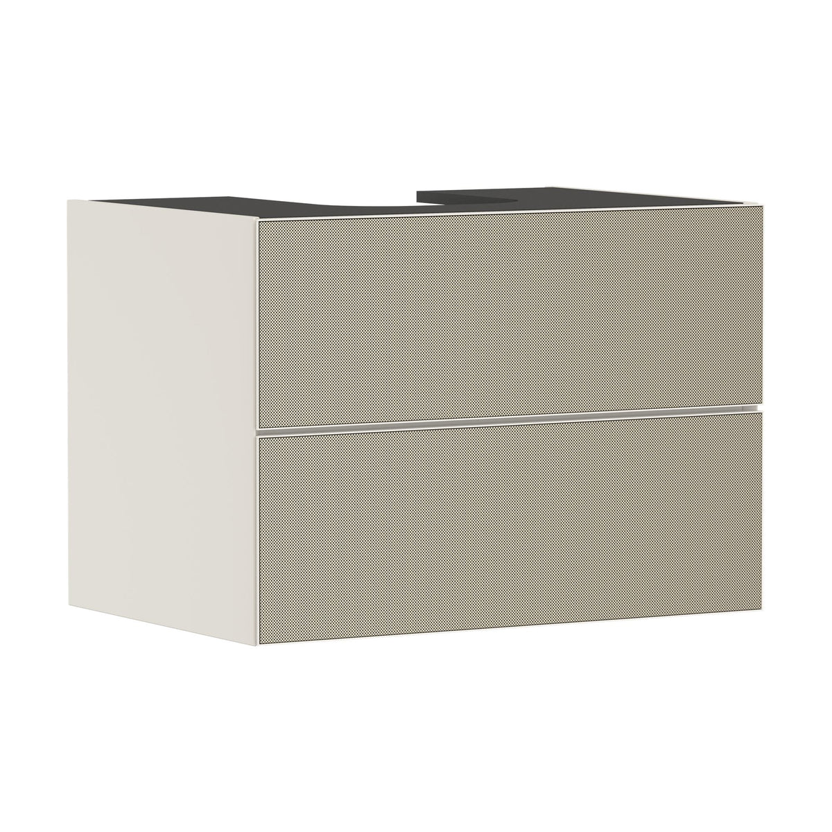 Hansgrohe-Xevolos-E-Vanity-unit-Sand-Matt-Beige-780-550-with-2-drawers-for-console-with-cutout-middle-Patterned-Bronze-54188390