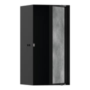 Hansgrohe XtraStoris Rock Wall niche with tileable door 300 150 140 Matt Black 56088670.jpg