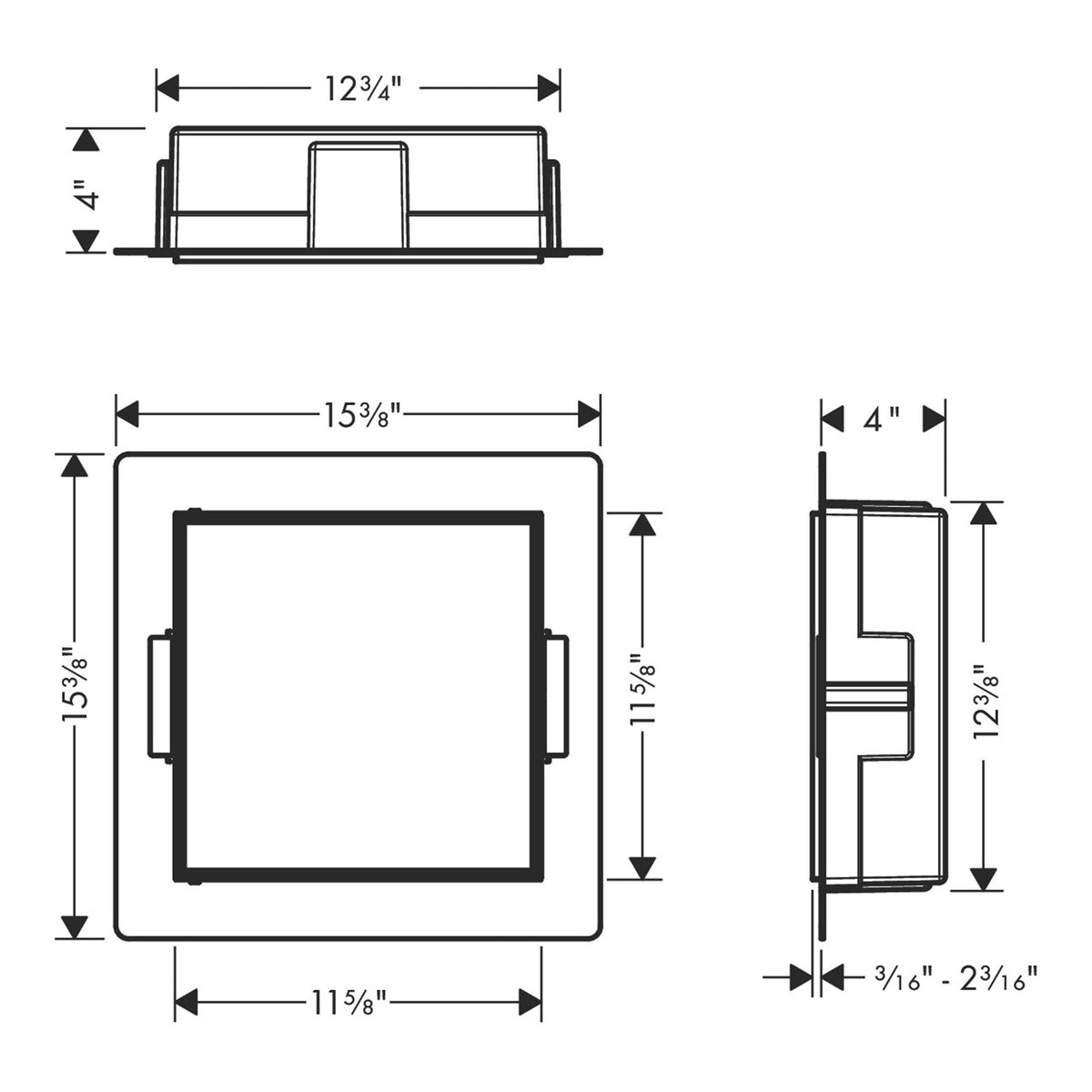 Hansgrohe XtraStoris Rock Wall niche with tileable door 300 300 100 56085670 technical 02.jpg