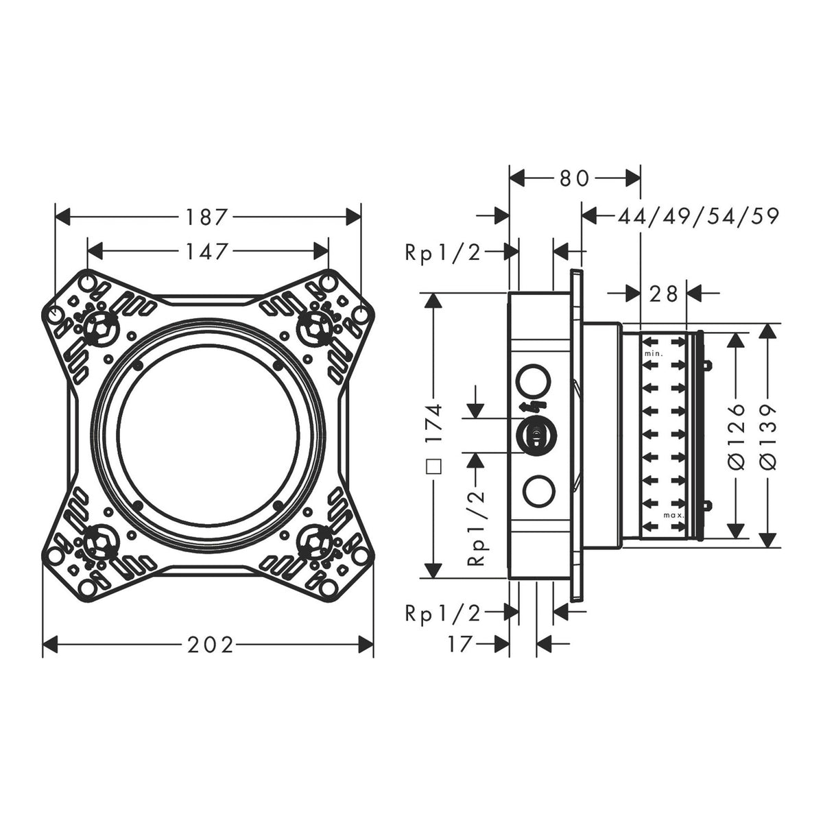 Hansgrohe iBox universal 2 Basic set 01500180 scale draw_ac48842c bd18 4ce2 9dac df7354ba1fe6.jpg
