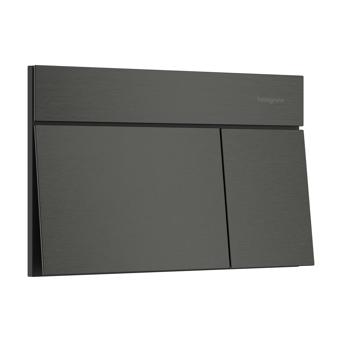 Hansgrohe-iFrame-Element-E-Flush-plate-for-dual-flush-Brushed-Black-Chrome-66003340